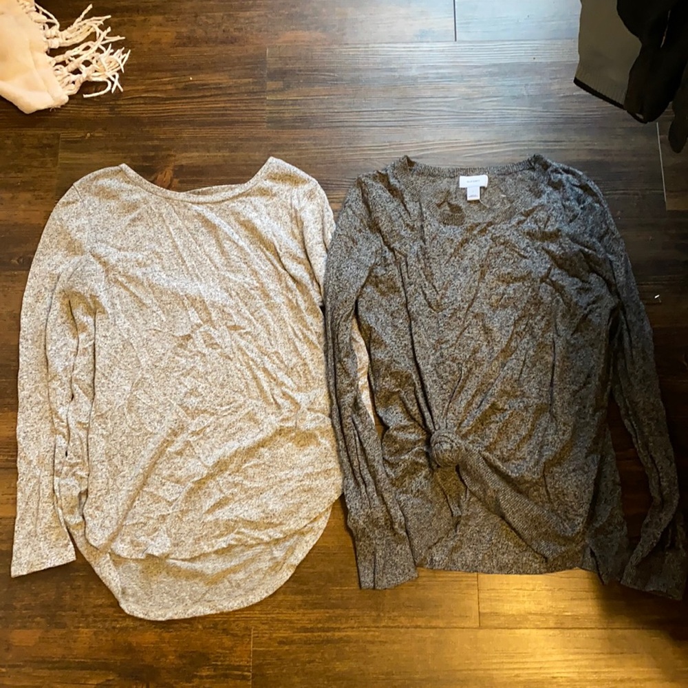 Old navy sweaters!!!! Super soft and can be worn many ways!
